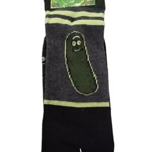 Men's Rick & Morty Pickle Rick 2 pair Socks, size 6-12